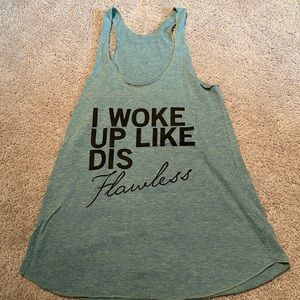 American Apparel I woke up like Dis size S tank